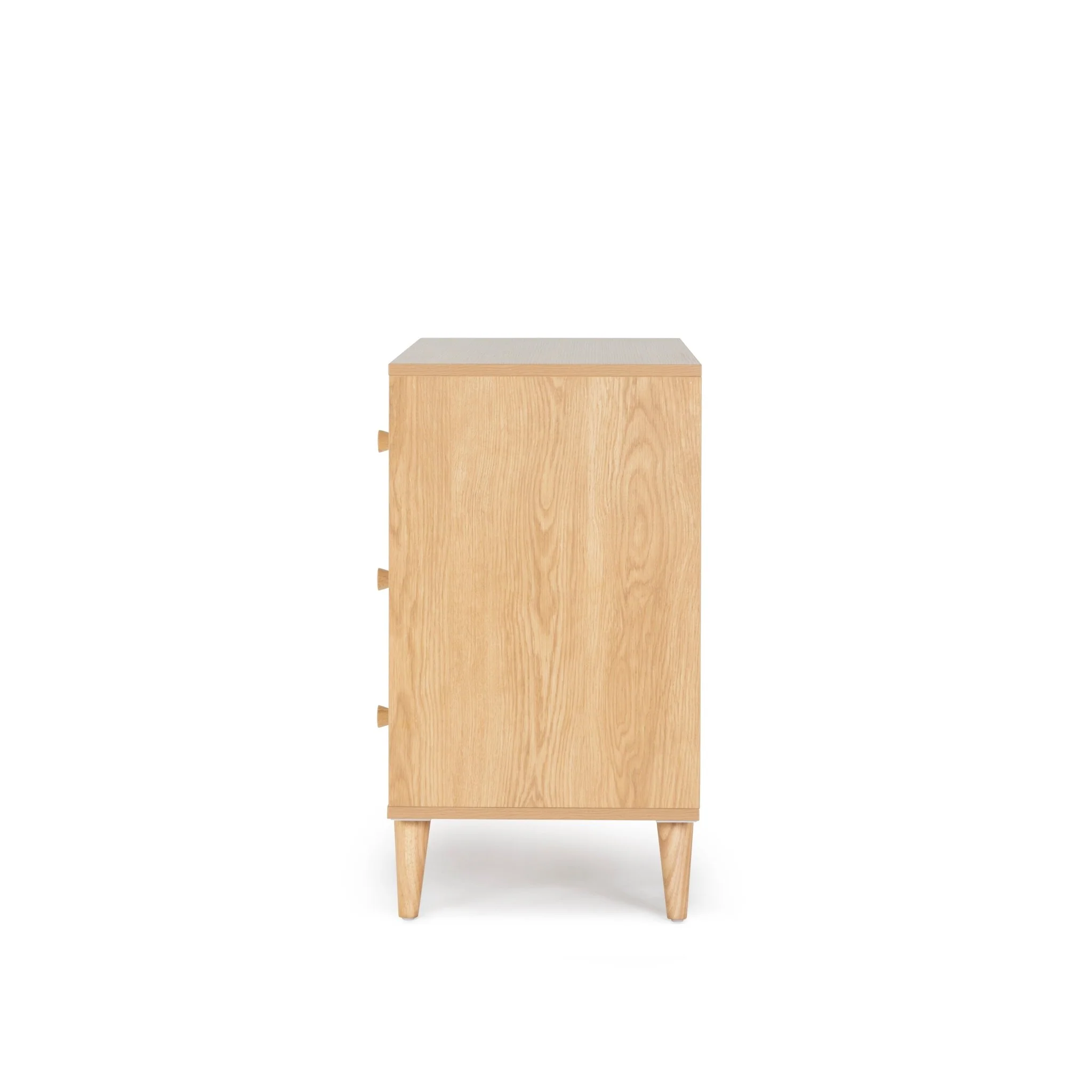 Austin 3-Drawer Dresser (Red Oak + White) - Image 7