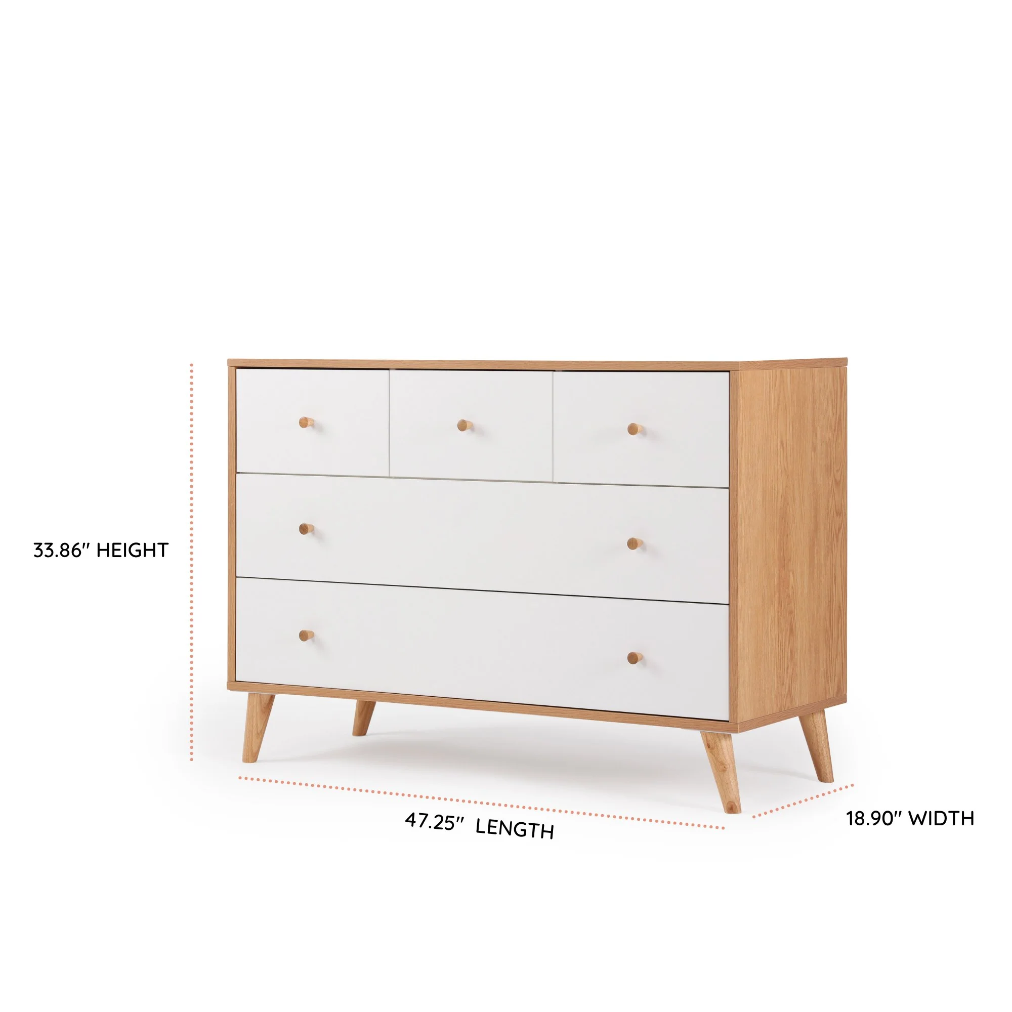Austin 5-Drawer Nursery Dresser - Image 16