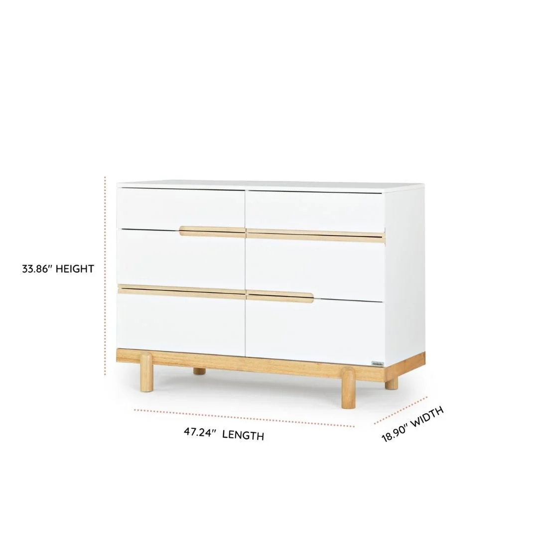 Bliss 6-Drawer Nursery Dresser - Image 7