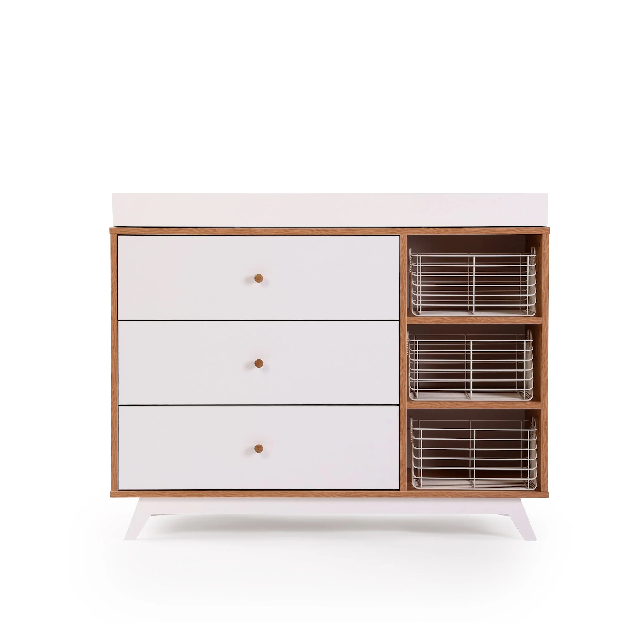 Central Park 3-Drawer, Two Shelf Nursery Dresser - Image 18