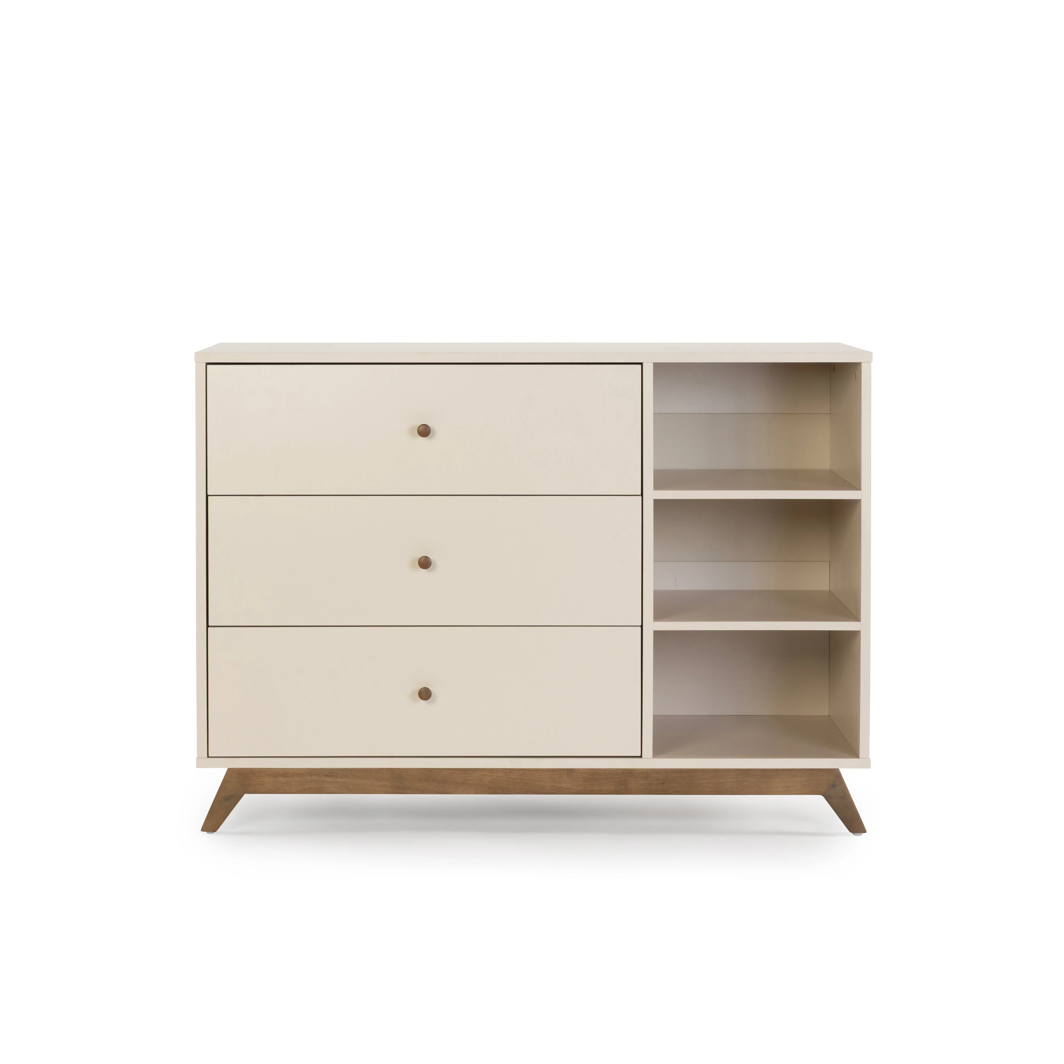 Central Park 3-Drawer, Two Shelf Nursery Dresser - Image 26