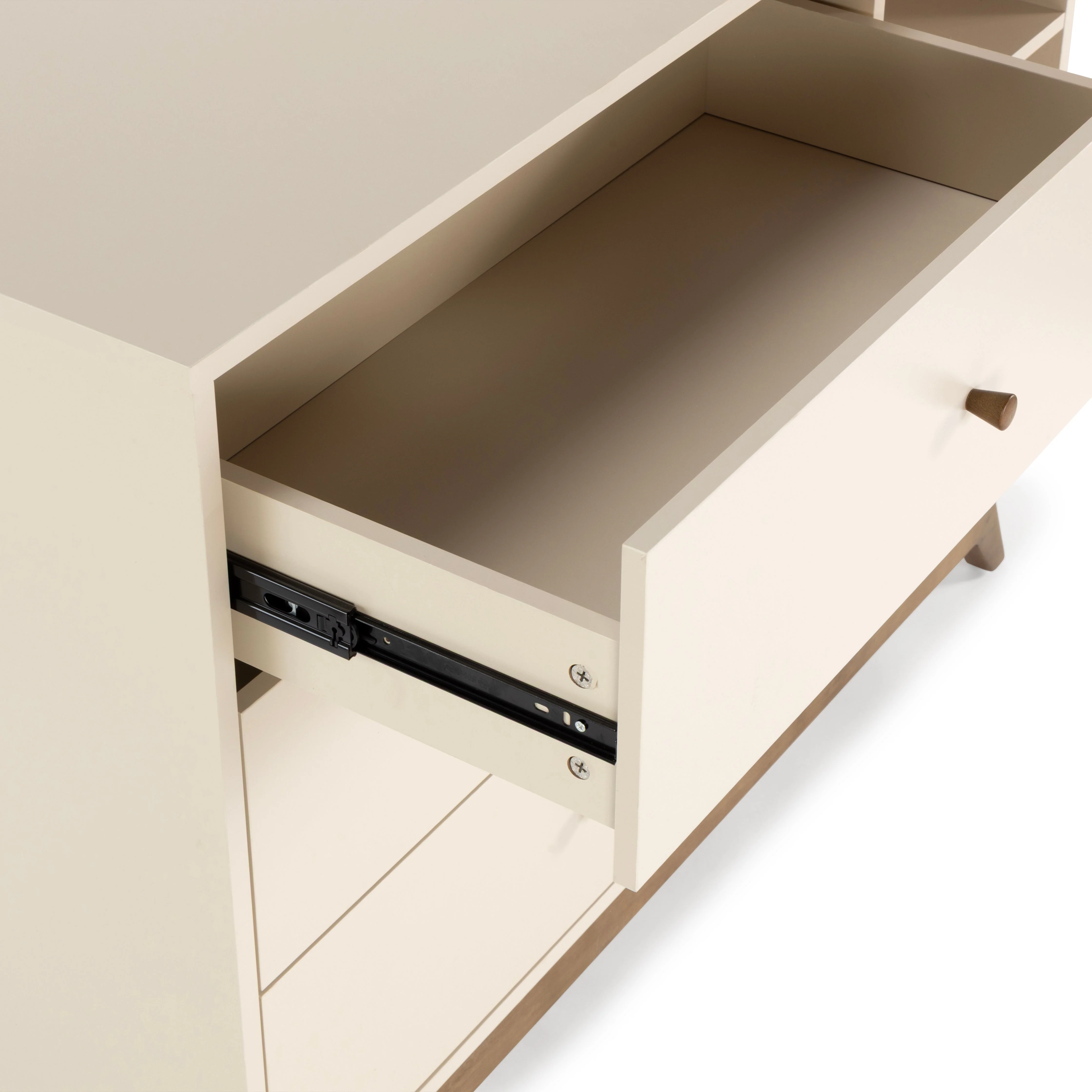 Central Park 3-Drawer, Two Shelf Nursery Dresser - Image 27