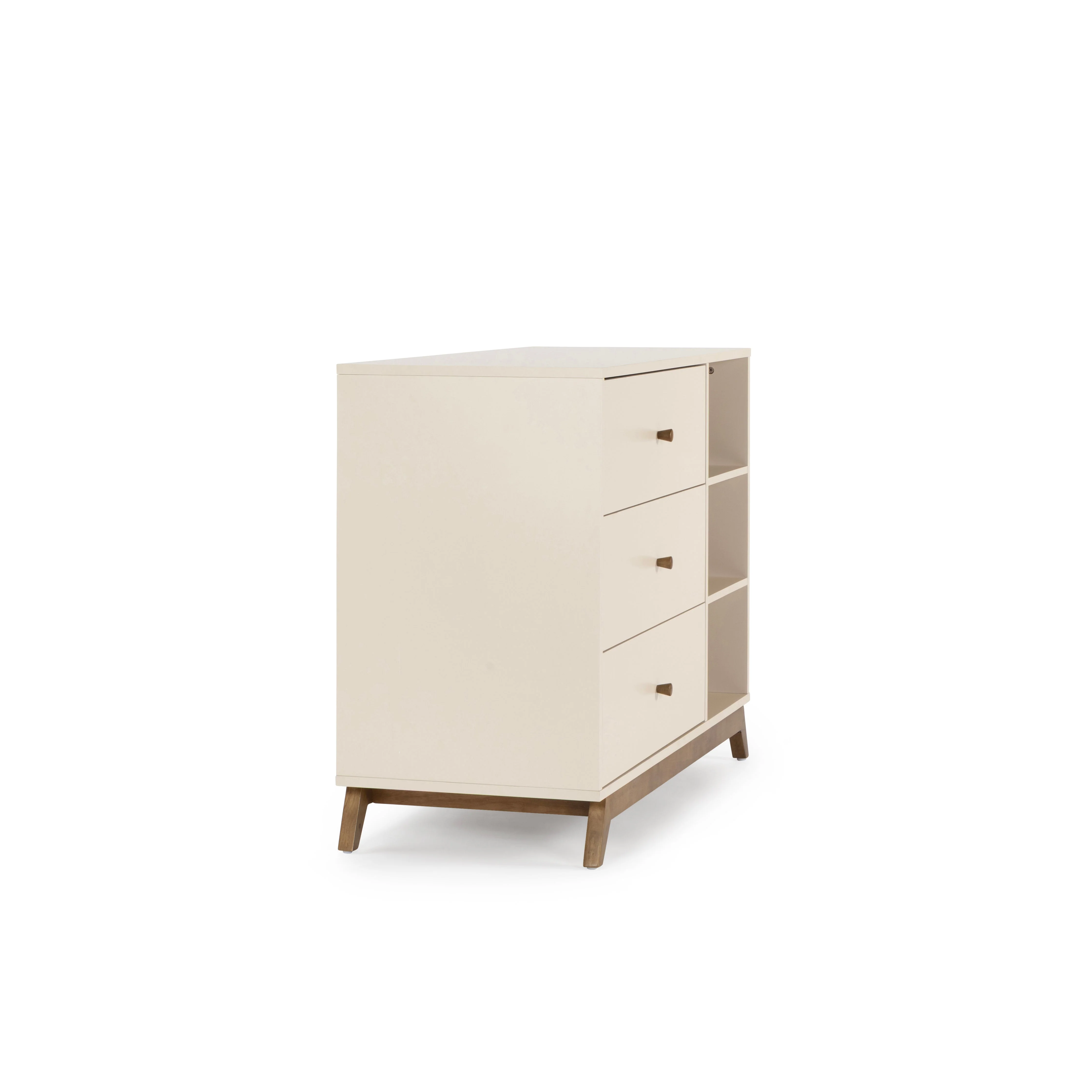Central Park 3-Drawer, Two Shelf Nursery Dresser - Image 35