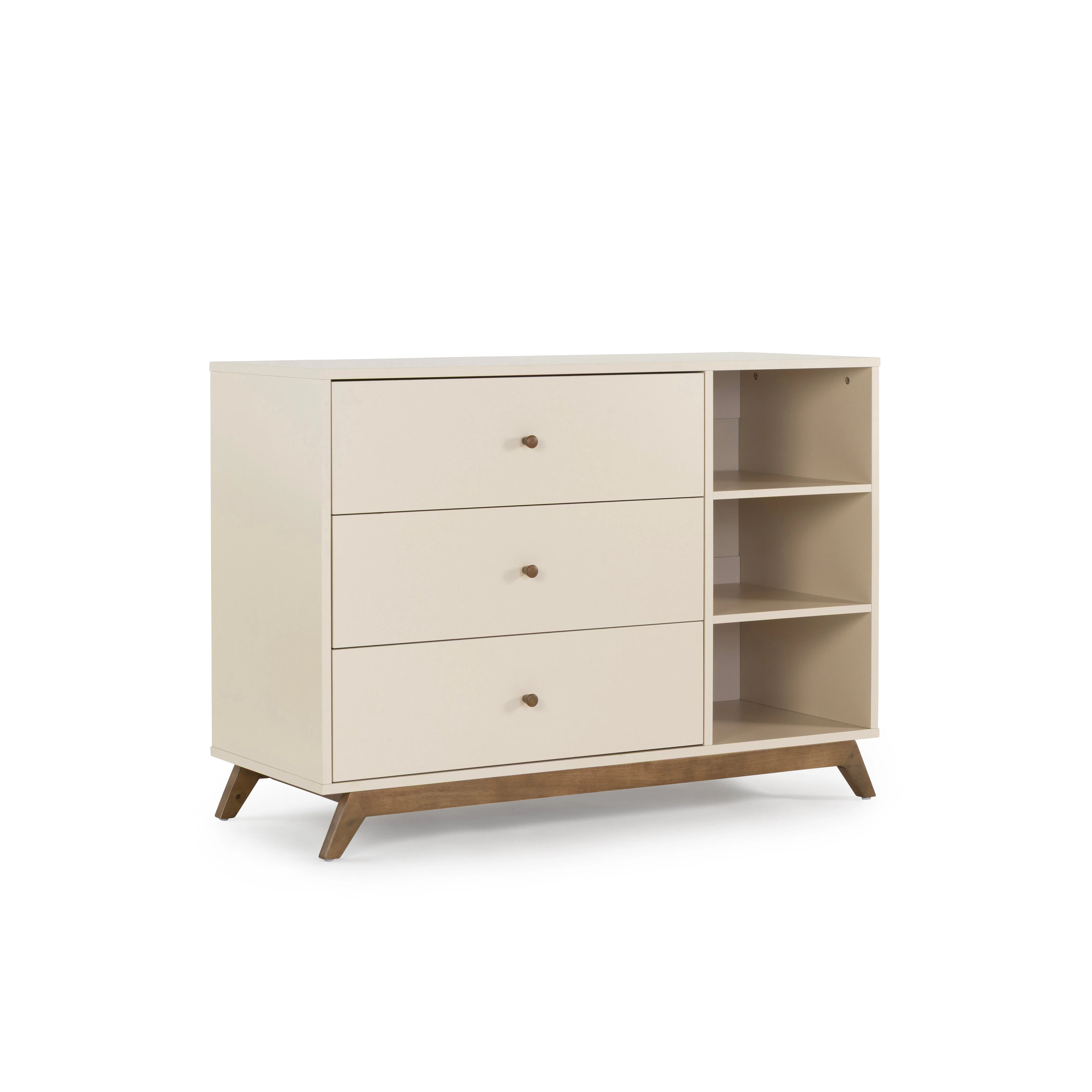 Central Park 3-Drawer, Two Shelf Nursery Dresser - Image 39