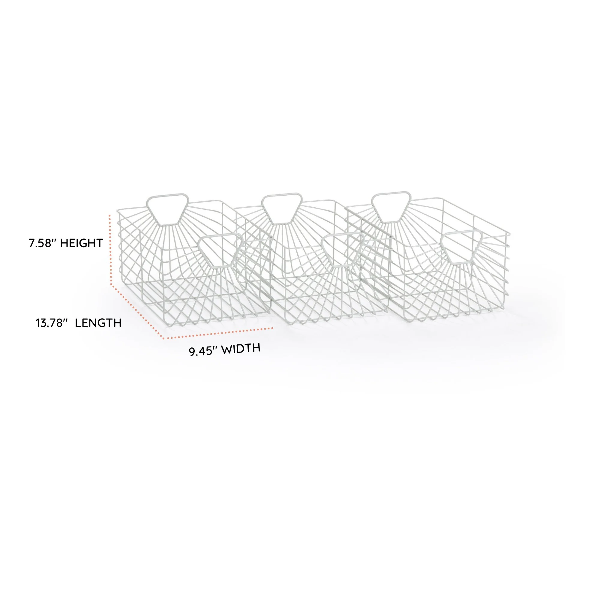 Central Park 3-Drawer, Two Shelf Nursery Dresser + Free Storage Baskets - Image 10