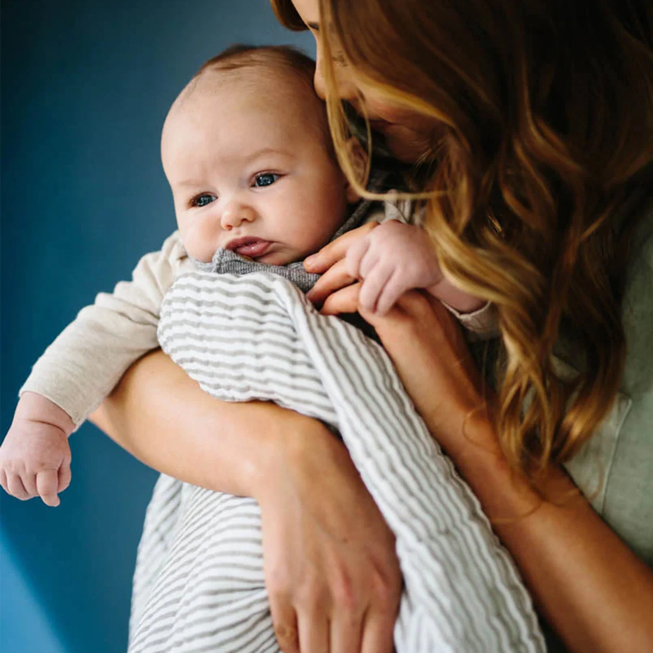 Cotton Muslin Swaddle Blanket 3 Pack - Watercolor Roses - Image 9