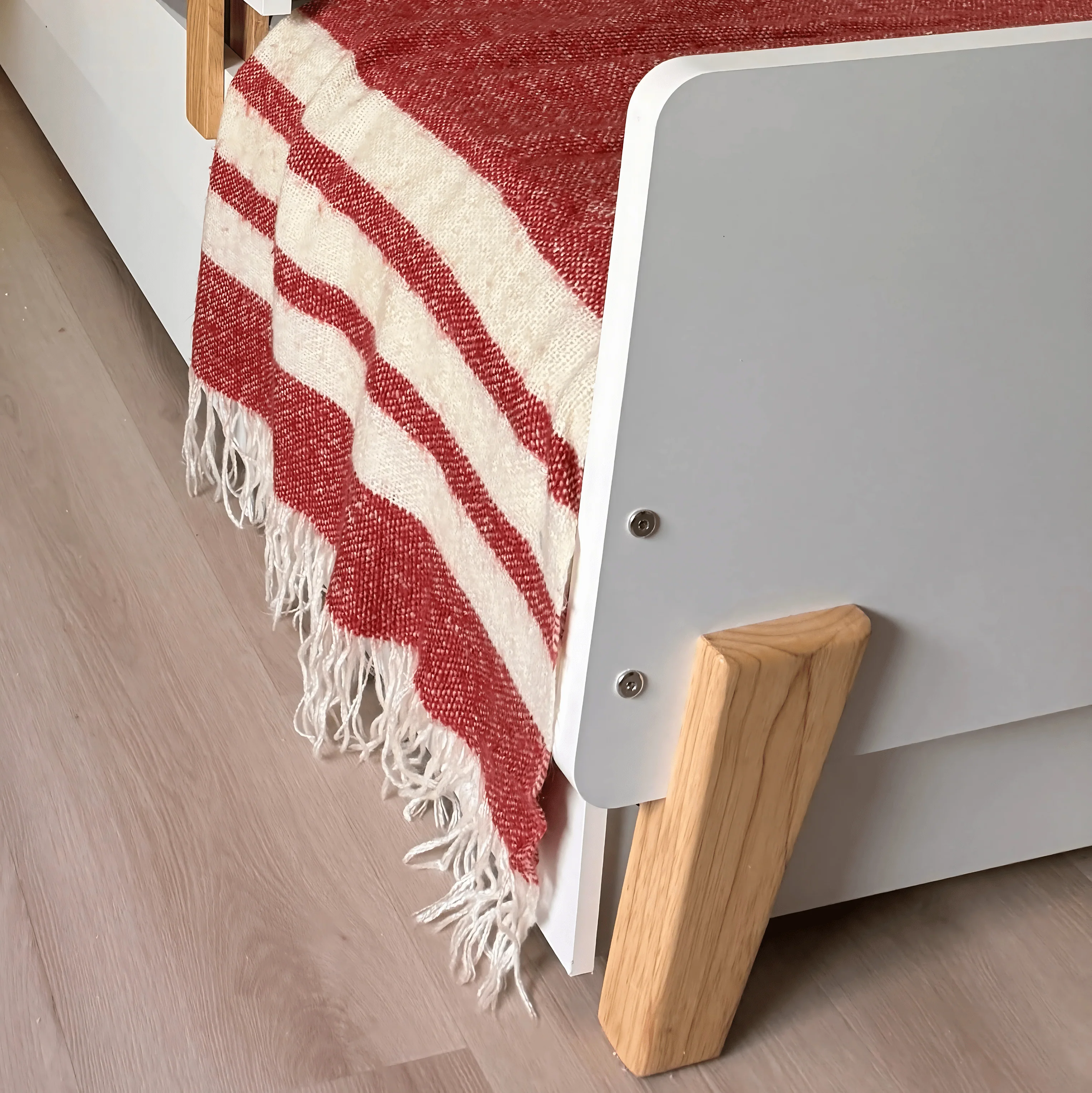 Fun Twin Bed with Safety Guardrails for Kids - Image 16