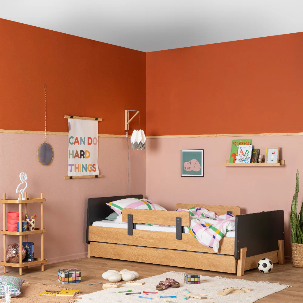 Fun Twin Bed with Safety Guardrails for Kids - Image 40