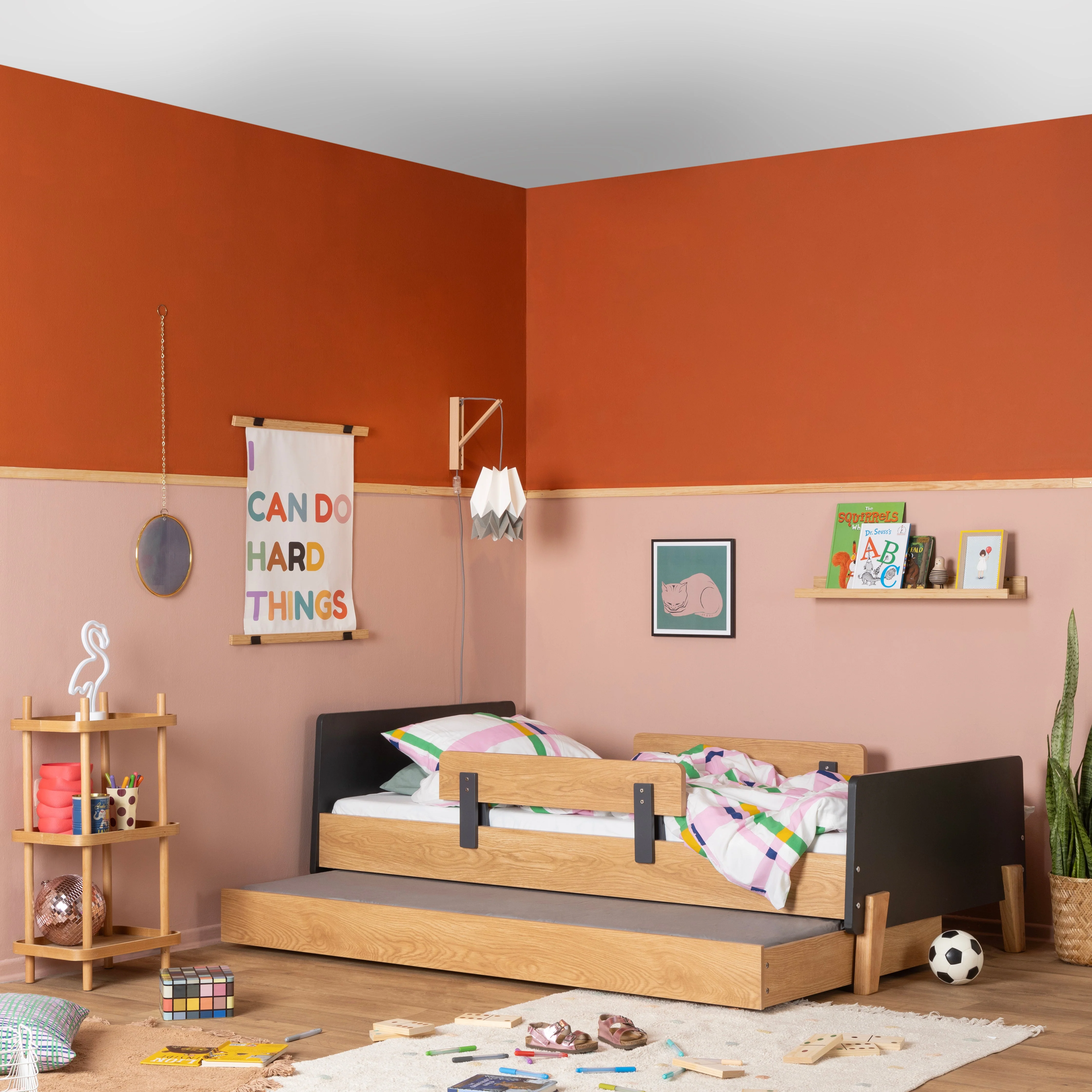Fun Twin Bed with Safety Guardrails for Kids - Image 41