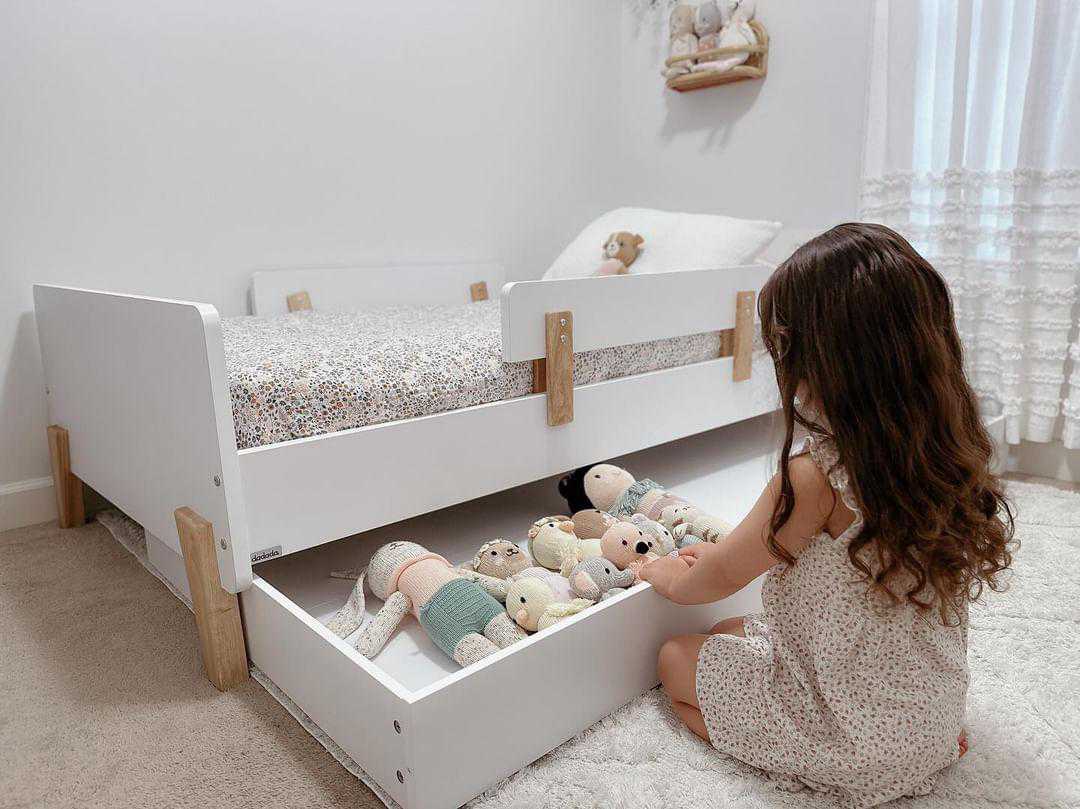Fun Twin Bed with Safety Guardrails for Kids - Image 3
