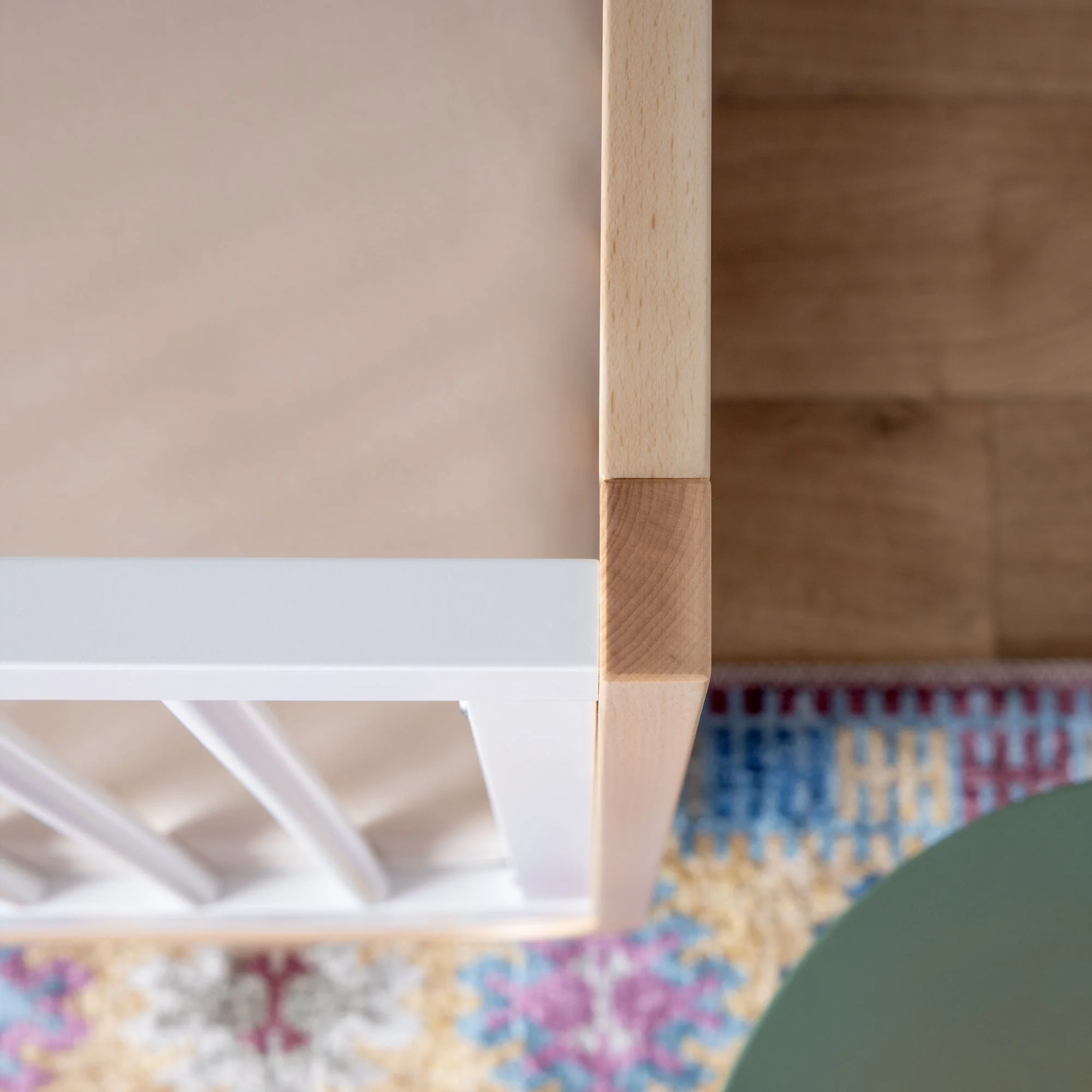 Jolly 3-in-1 Convertible Crib + Free Toddler Rail - Image 7