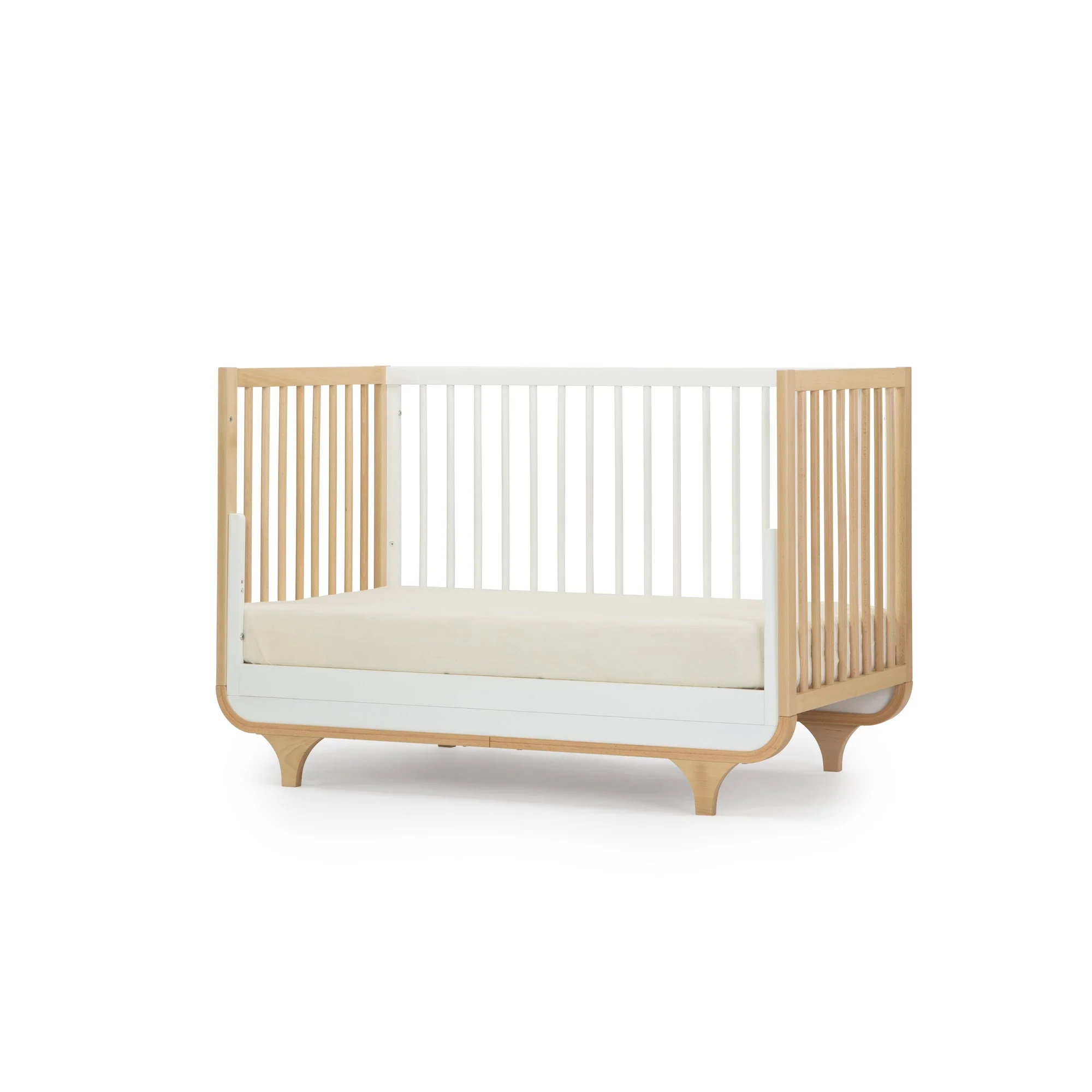 Jolly 3-in-1 Convertible Crib + Free Toddler Rail - Image 8
