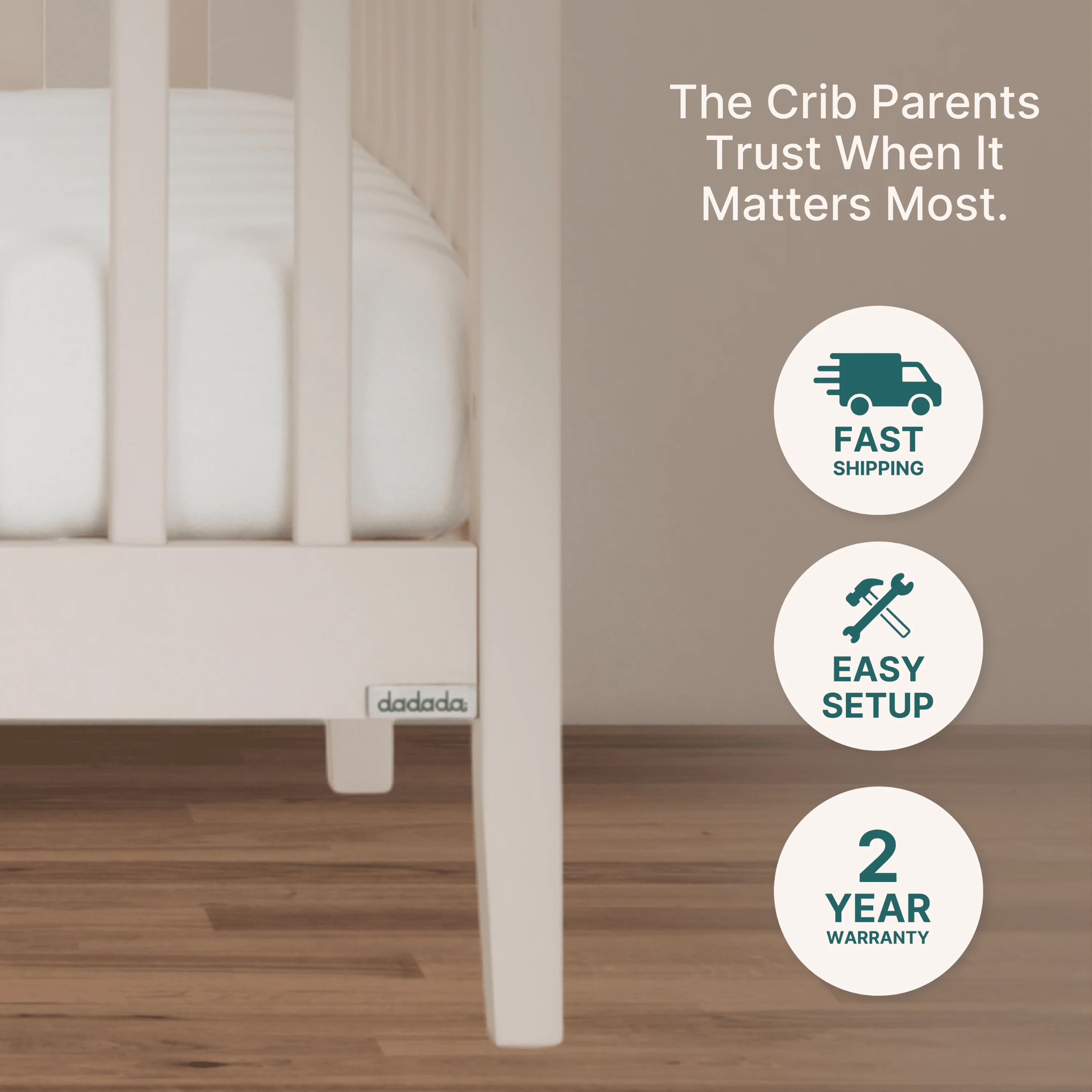 LaLa 3-in-1 Convertible Crib - Image 38