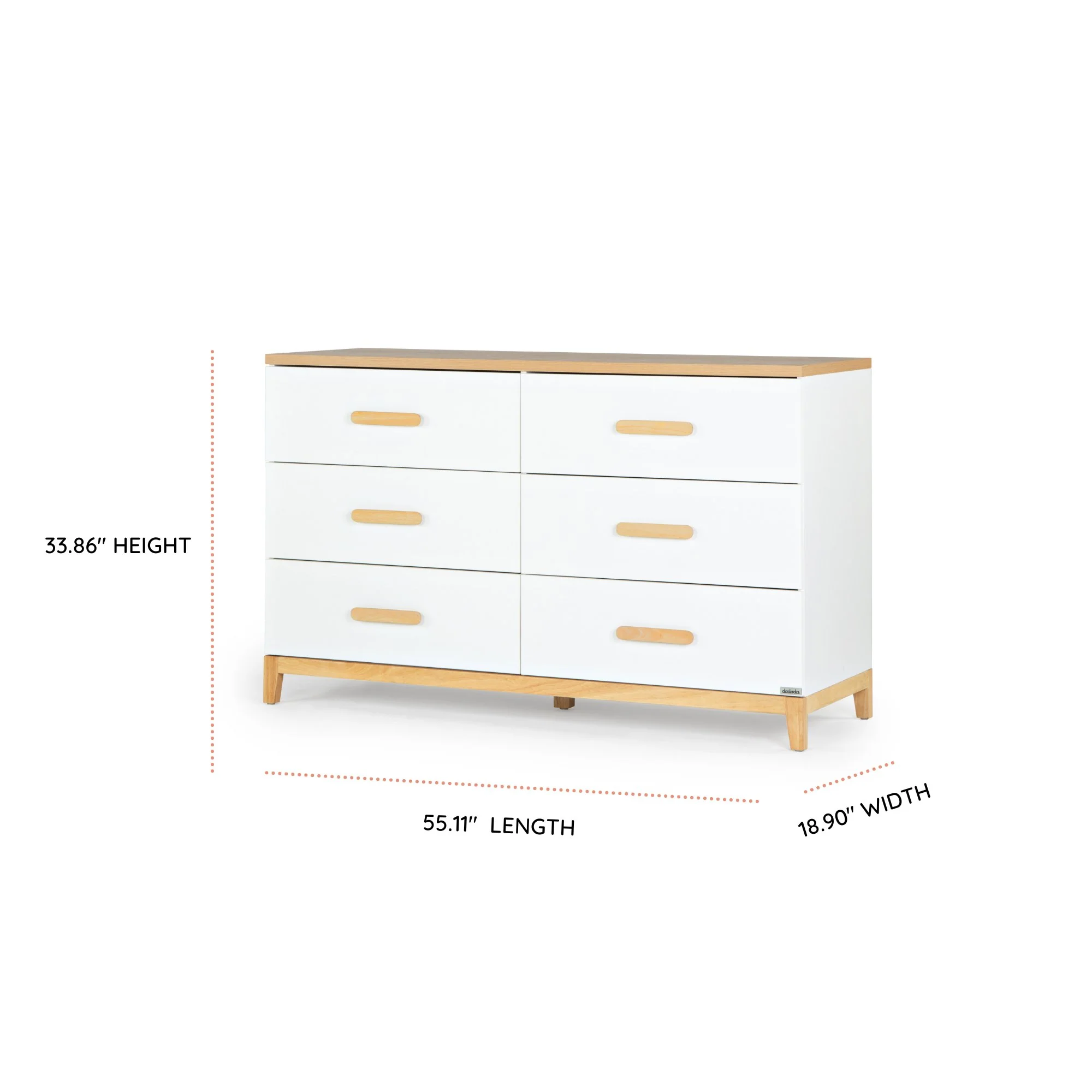 LaLa Big 6-drawer Dresser - Image 9