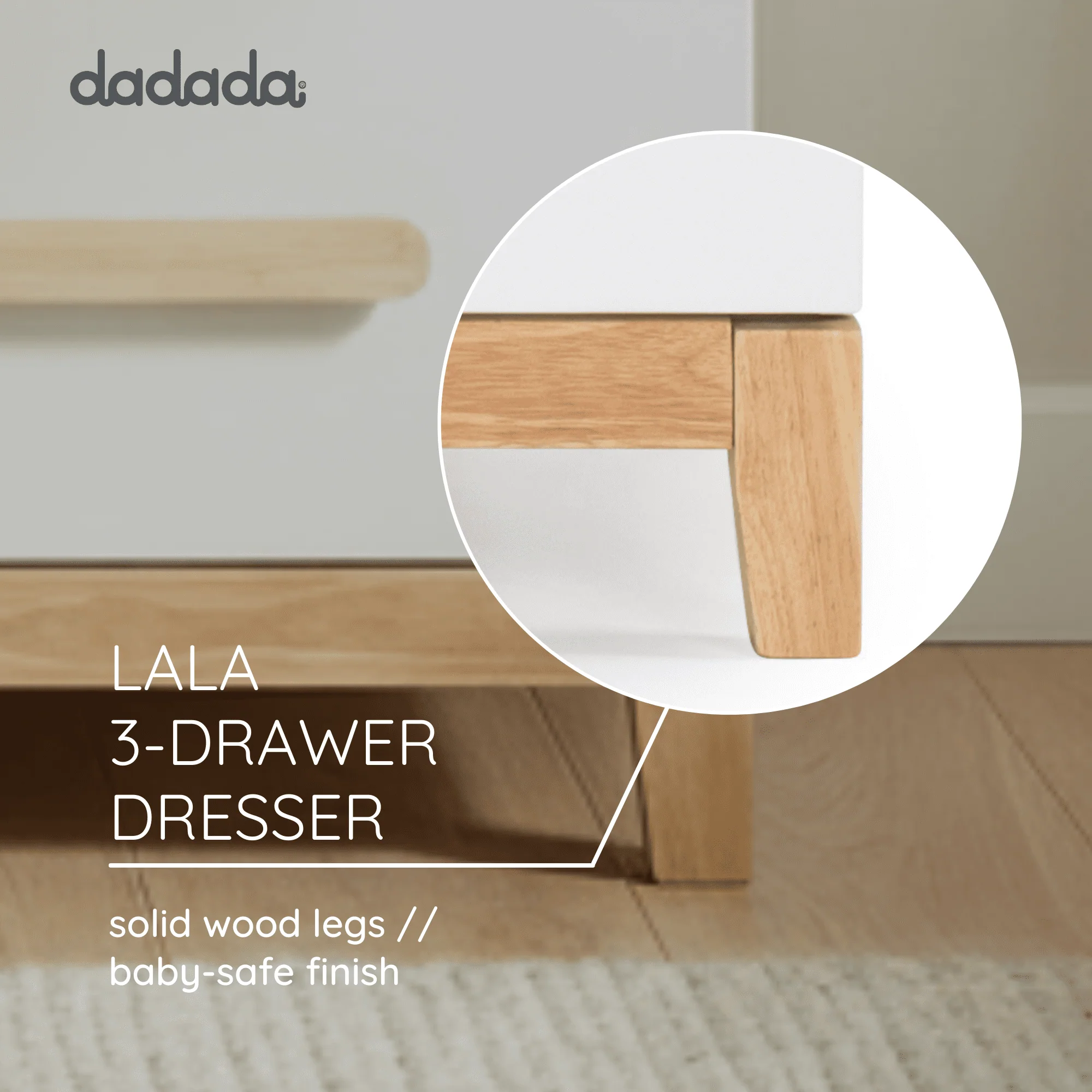 LaLa Little 3-Drawer Dresser - Image 21