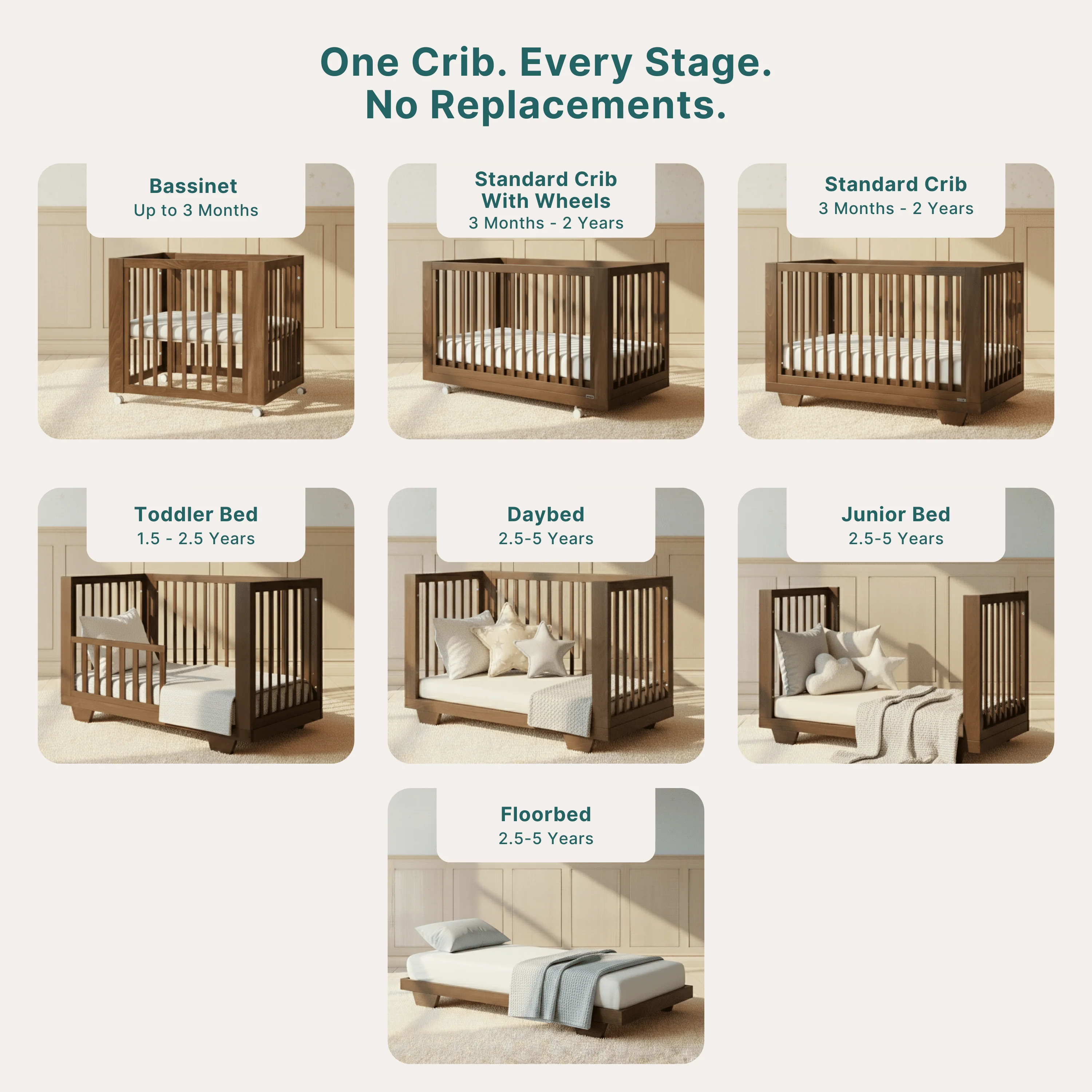 Spirit 8-in-1 Convertible Crib - Image 70